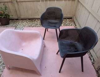 Outdoor Patio Chairs – $20 Each or $50 for All 3