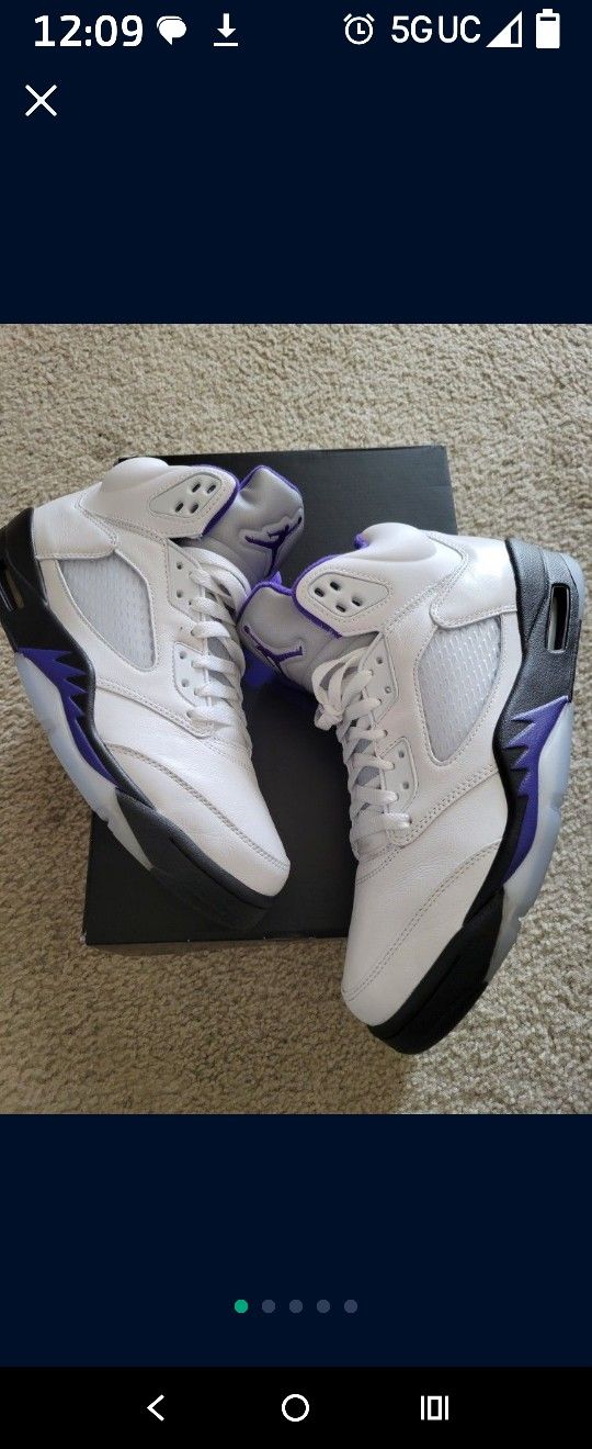 Jordan 5 Concord size 9.5 (NO TRADES)