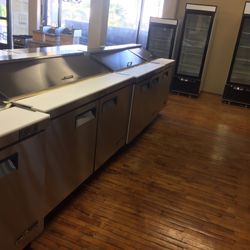 Sandwich Food Prep Table Refrigerator