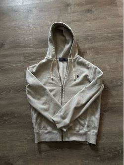 grey polo ralph lauren hoddie size M