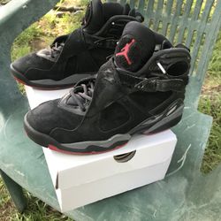 Jordan 8 Retro Black Cement’s For Sale Size 8 Men🔥👟⚡️🦾👑