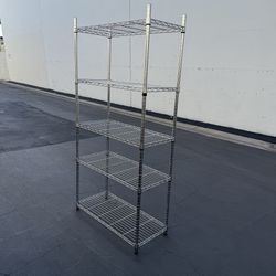 5 Tier Heavy Duty Metal Shelf Unit Very Good Condition 