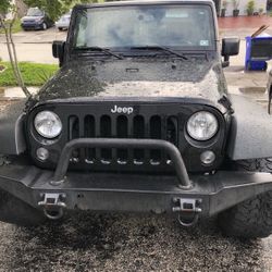 Jeep Wrangler Bumpers + 4 Side Bumpers/tires