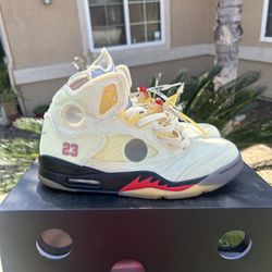 Jordan 5 Off White Sail size 10.5