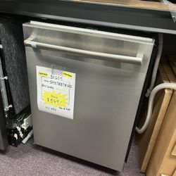 Bosch 800 Series 42’dBA Dishwasher With Top Rack Stainless Steel 