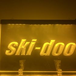 ski-doo Lighted Sign (8”x12”)