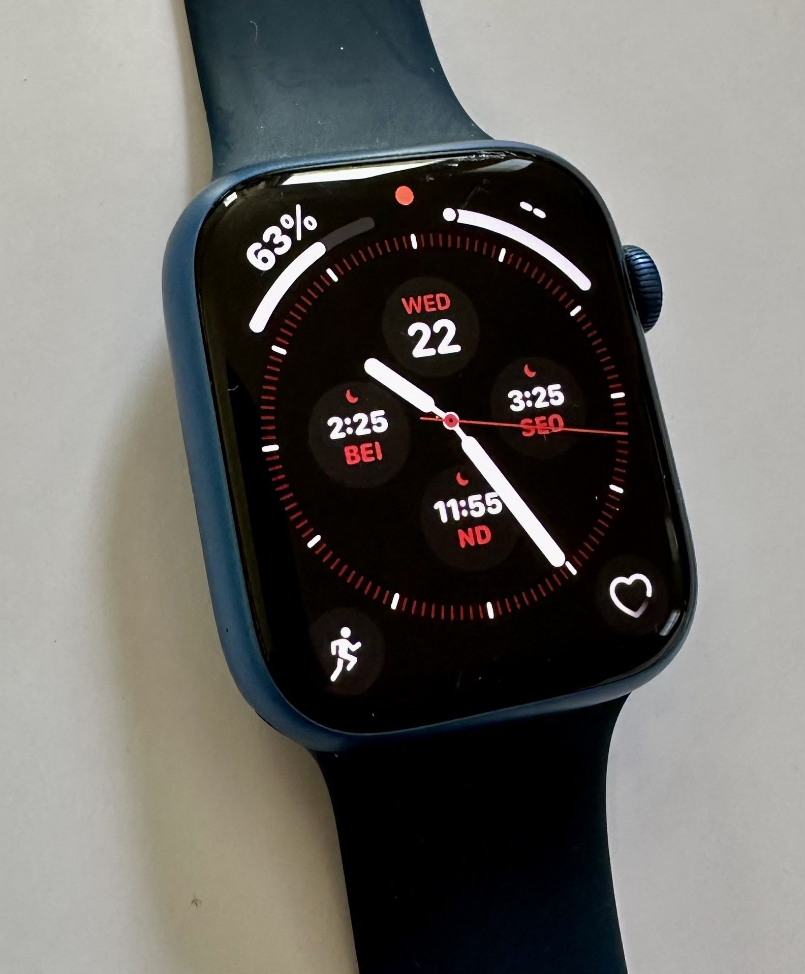 Apple Watch Series 7 Blue 45mm with GPS + cellular connectivity