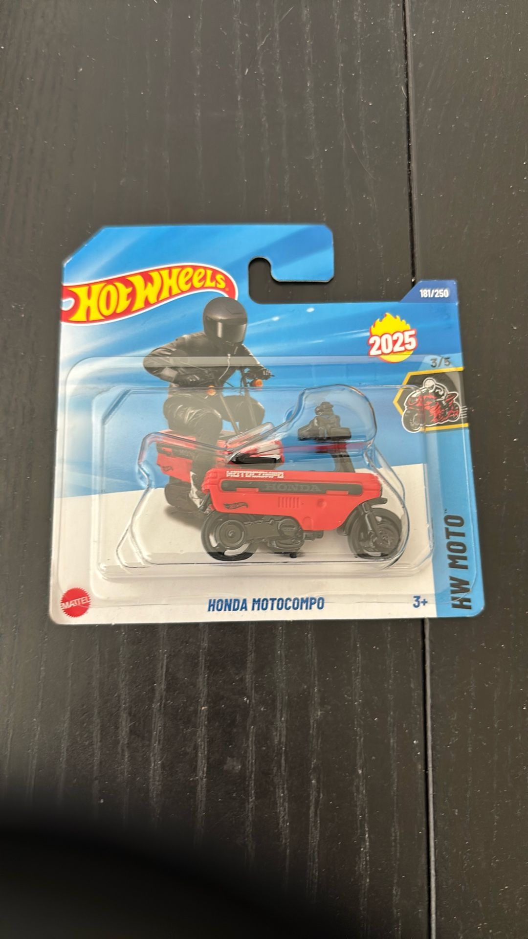 Hot Wheels Honda Motocompo Short Card