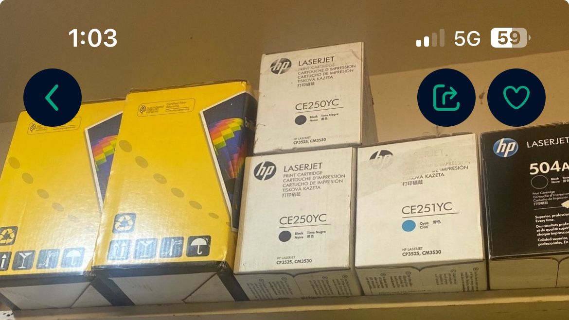 Printer Ink 4 Toners