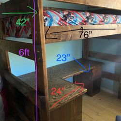 Loft Bed With Desk