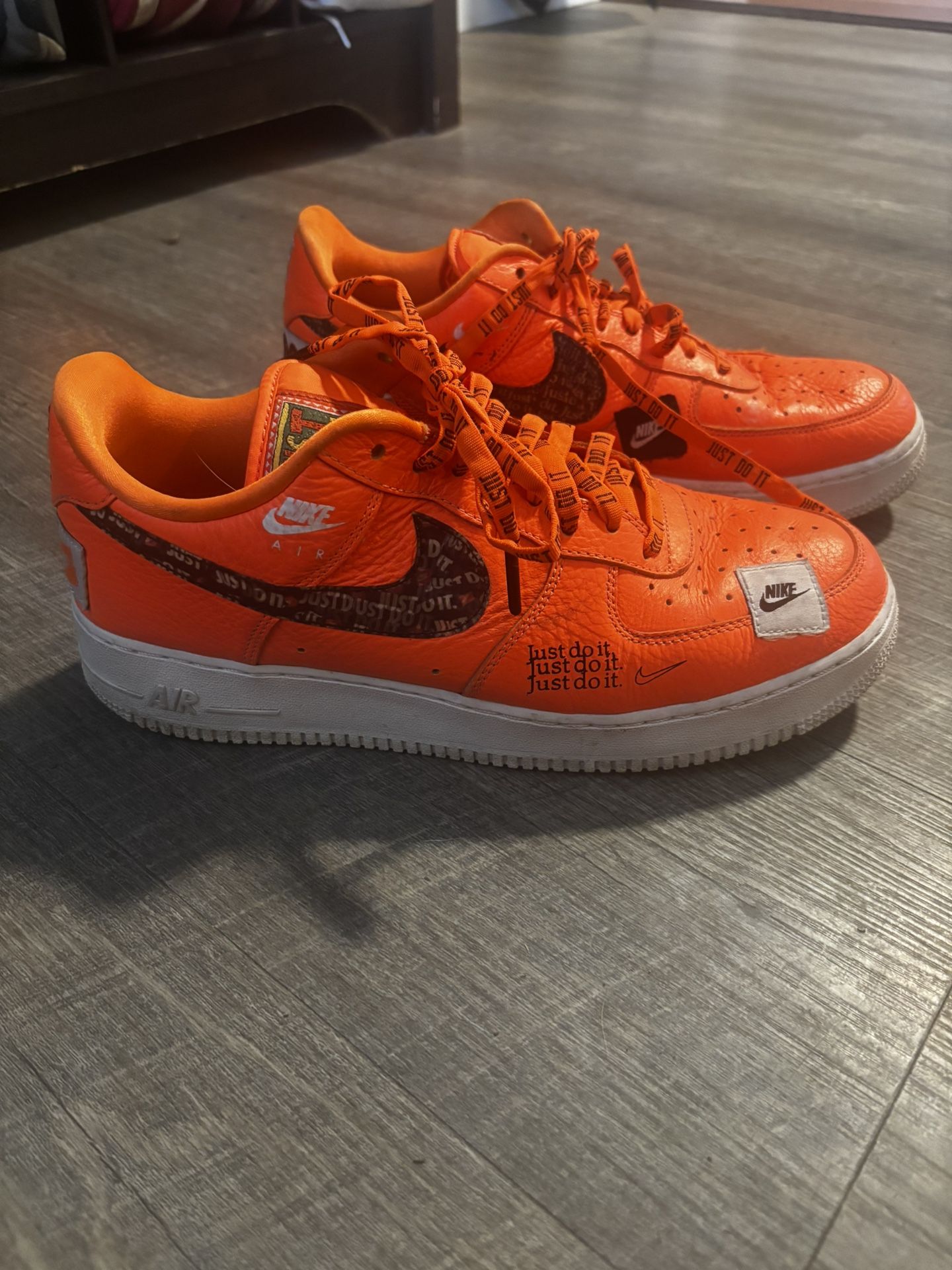 Nike Air Force 1 “Just Do It” Orange