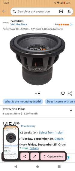 3xl powerbass 12 " competition sub