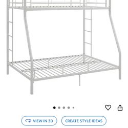 Bunk Bed Twin Over Full White