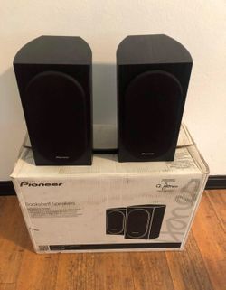 Pioneer A.Jones Bookshelf Speakers (2) w/Subwoofer (1)