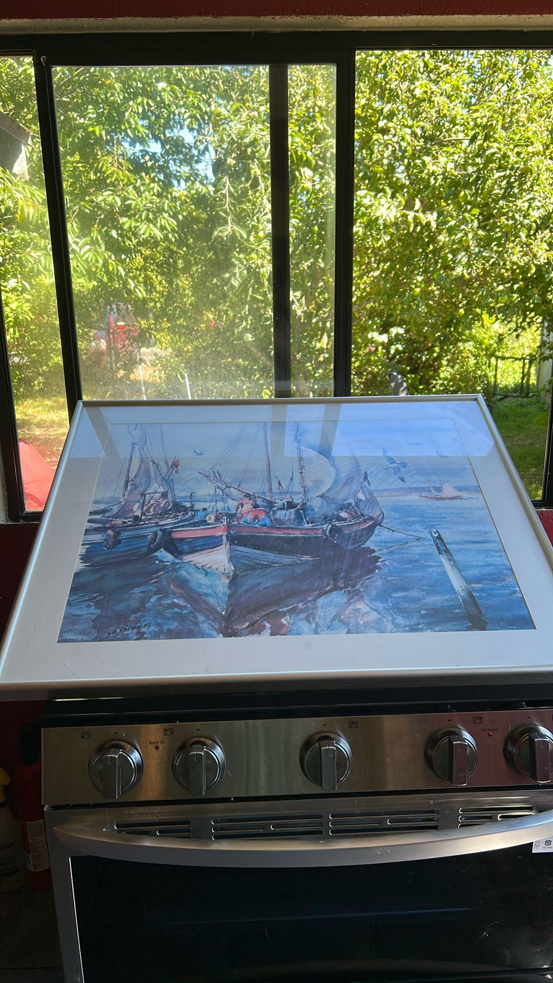 Large Sailboat Artwork