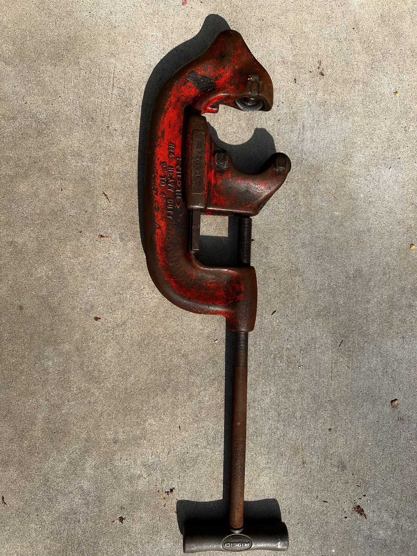 Ridgid Number 4 Heavy Duty Pipe Cutter