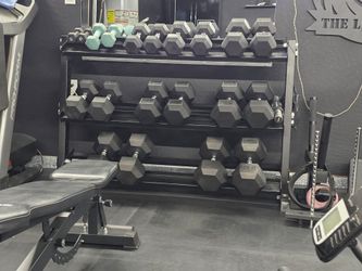 Dumbells and Rack