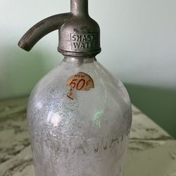 Vintage Old Shasta Water Bottle 