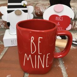 Rae Dunn Be Mine Valentines Day coffee Mug Cup 2020 Farmhouse Decor 