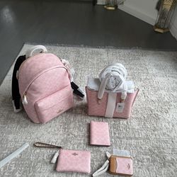 COACH POWDER PINK PURSE/COLLECTION