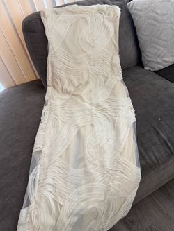 New cream dress
