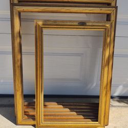 Antique Gold Finish Wood Frames