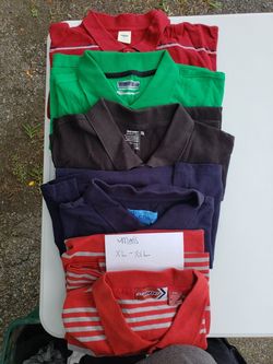 5 Polo style shirts