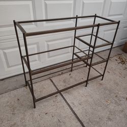Consola De Metal Sin Vidrios 