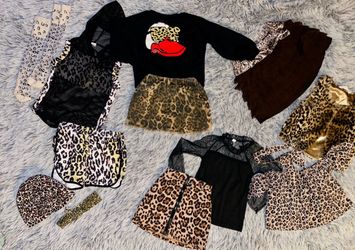 Cutest Lot of Cheetah Print Clothing & Accessories! For Fashionistas!