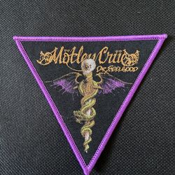Motley Crue Patch Dr Feel good Heavy Metal Band Tee Metallica Iron Maiden