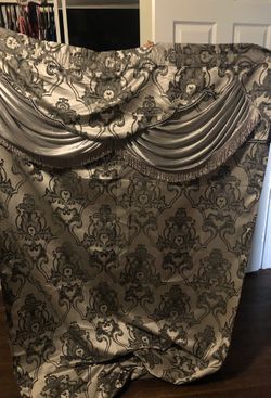 6 set of beautiful curtains Color Gray