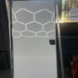 Enclosed Trailer Door With Hinges 