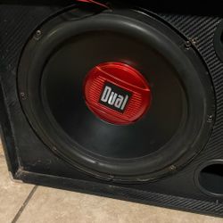 Dual Brand Subwoofer 12” Works Really Good Message For Videos