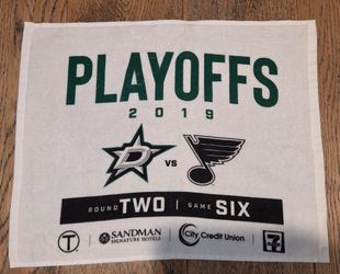NHL - Dallas Stars v St. Louis Blues - Souvenir - Towel - Playoffs - 2019