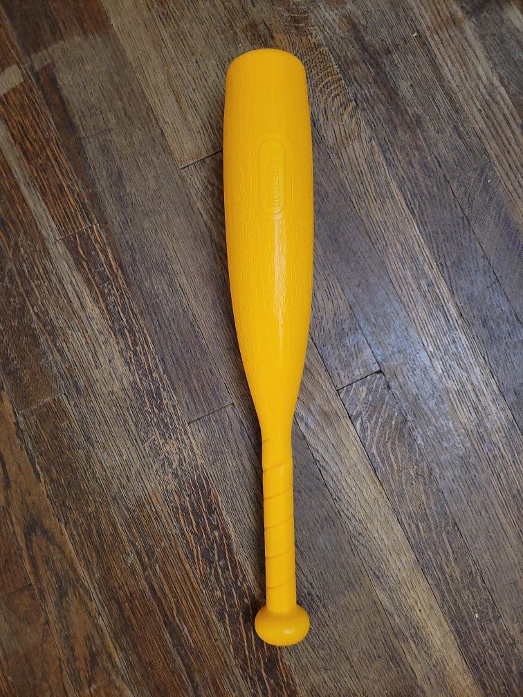 Little Tikes T-ball Replacement Baseball Bat 21.5" Long Yellow Kids Sports