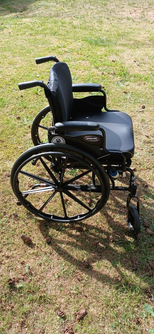 Invacare Adult Wheelchair With Seat & Back Cushions