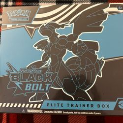 Pokemon TCG Scarlet & Violet: Black Bolt Elite Trainer Box ETB SEALED NEW
