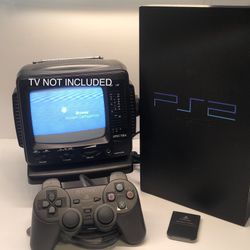 PS2 Vintage Sony PlayStation 2 Bundle | Complete with Controller and Memory Card (BAD DISK DRIVE)