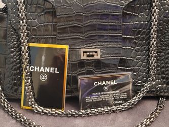 Chanel Authentic Croc Hide Bag