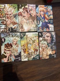 Dr. Stone Manga Volumes 1–6 Set