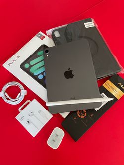 Apple Ipad Mini 6th Generation (8.3” Retina/2021) 64GB with stylus pen, case & Accessories (256GB $399)