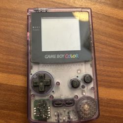 Purple Game boy Color Works Great 