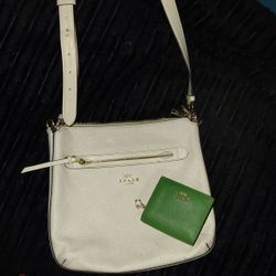 Coach Cross Body Bag And Wallet Duo
