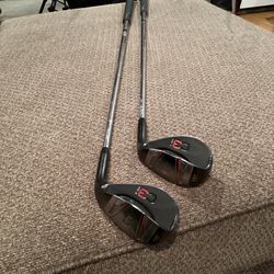 C3i Wedges RH 55 And 59 Degrees With Winn Dry-Tac Grips Good Condition 