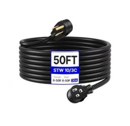 219}**Welder Extension Cord, 30 Amp 50 ft, Extension Cord for Portable Welders, NEMA 6-50P, 10/3 AWG, 250V, 7500W Heavy Duty Pure Copper Welder Cable,