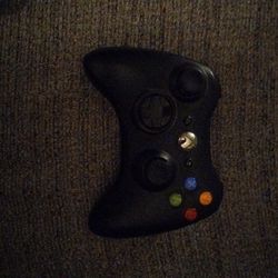 All Black Xbox 360 Wireless Controller Working Condition