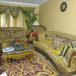 Sofa Set And Marble Top Center Table 