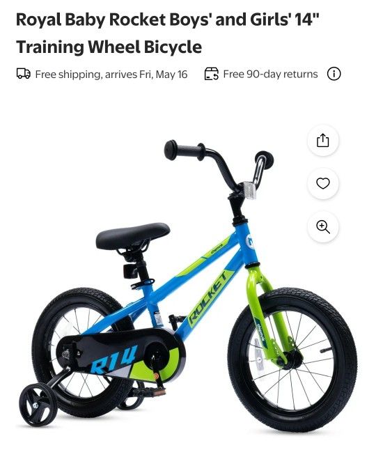 Kids 12" Bike By Chipmunk