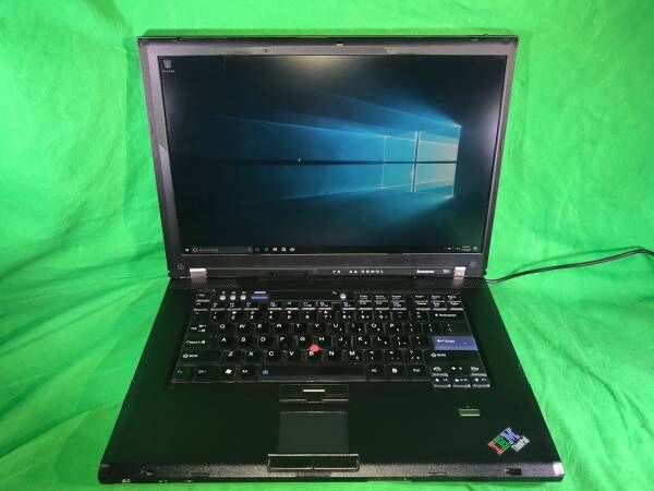 IBM LAPTOP LENOVO T61 WINDOWS 10 WIN COMPUTER WIRELESS WIFI CDRW DVD