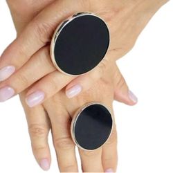 7 7.5 8 Handmade Ring Black Onyx Gem Solid 925 Sterling Silver Gemstone Fine Art UNISEX Men Women Original Natural Statement